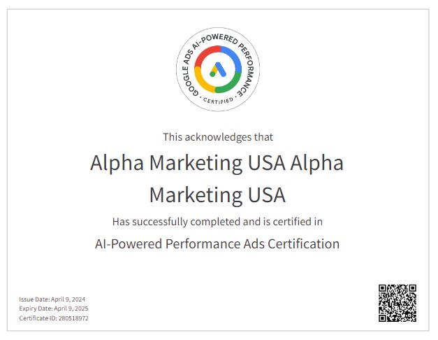 Ai-Powered Performance Ads Certification